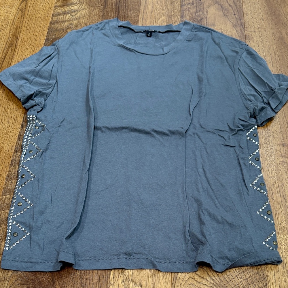 Monrow Woman’s Grey Short Sleeve Tee Size S